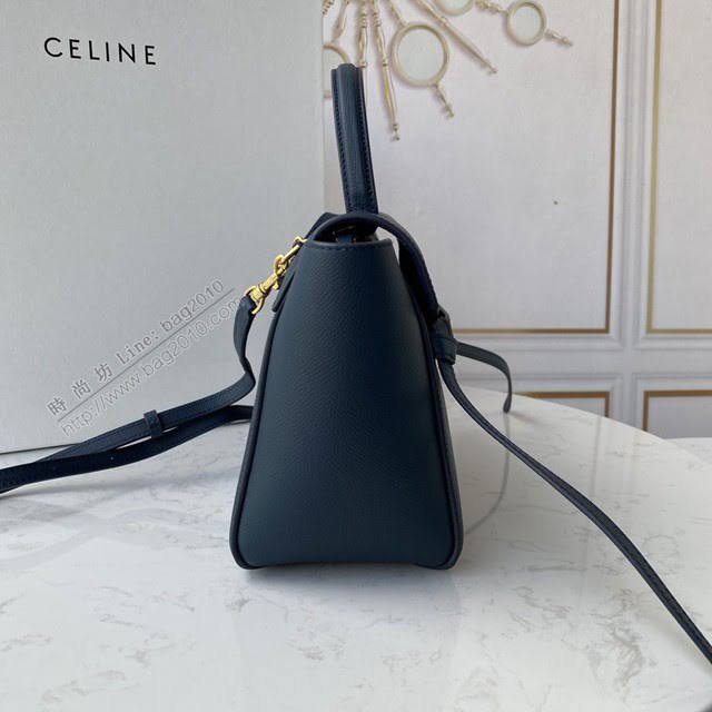 Celine女包 賽琳經典款中號女包 Celine belt bag 掌紋牛皮鯰魚包 189153  slyd2198